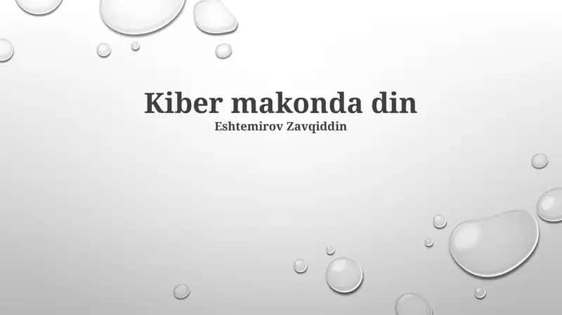 Kiber tahdidlar: Turlari, Sabablari va Oqibatlari 1