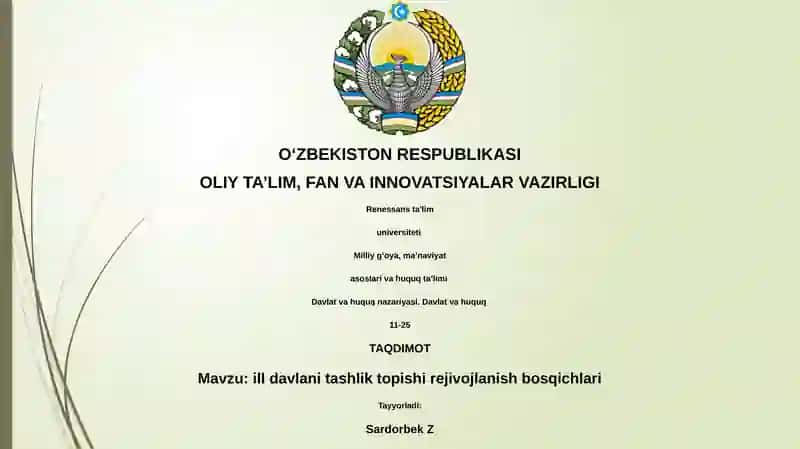 Kognitiv rivojlanishning asosiy bosqichlari