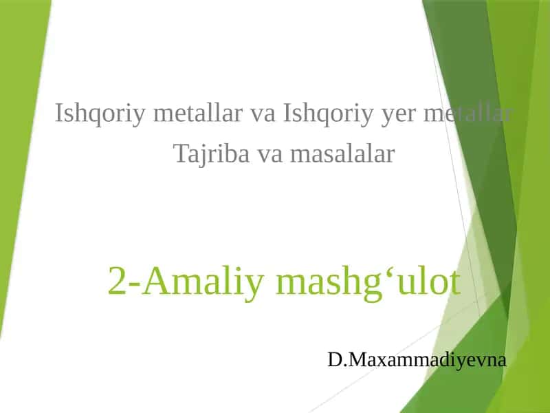 Ishqoriy metallar va Ishqoriy yer metallar 1