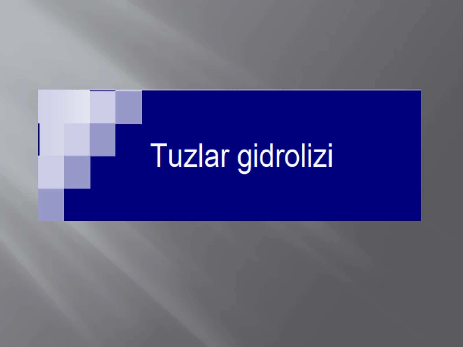 Gidroliz 1