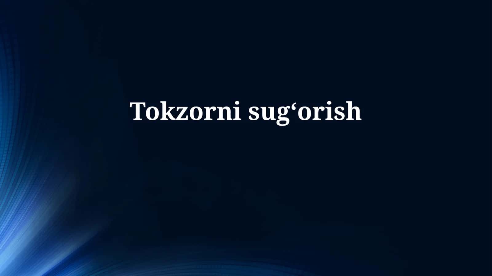 Tokzornisugʻorish 1