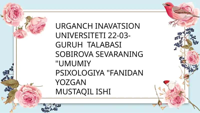 MUSTAQILISHI 1