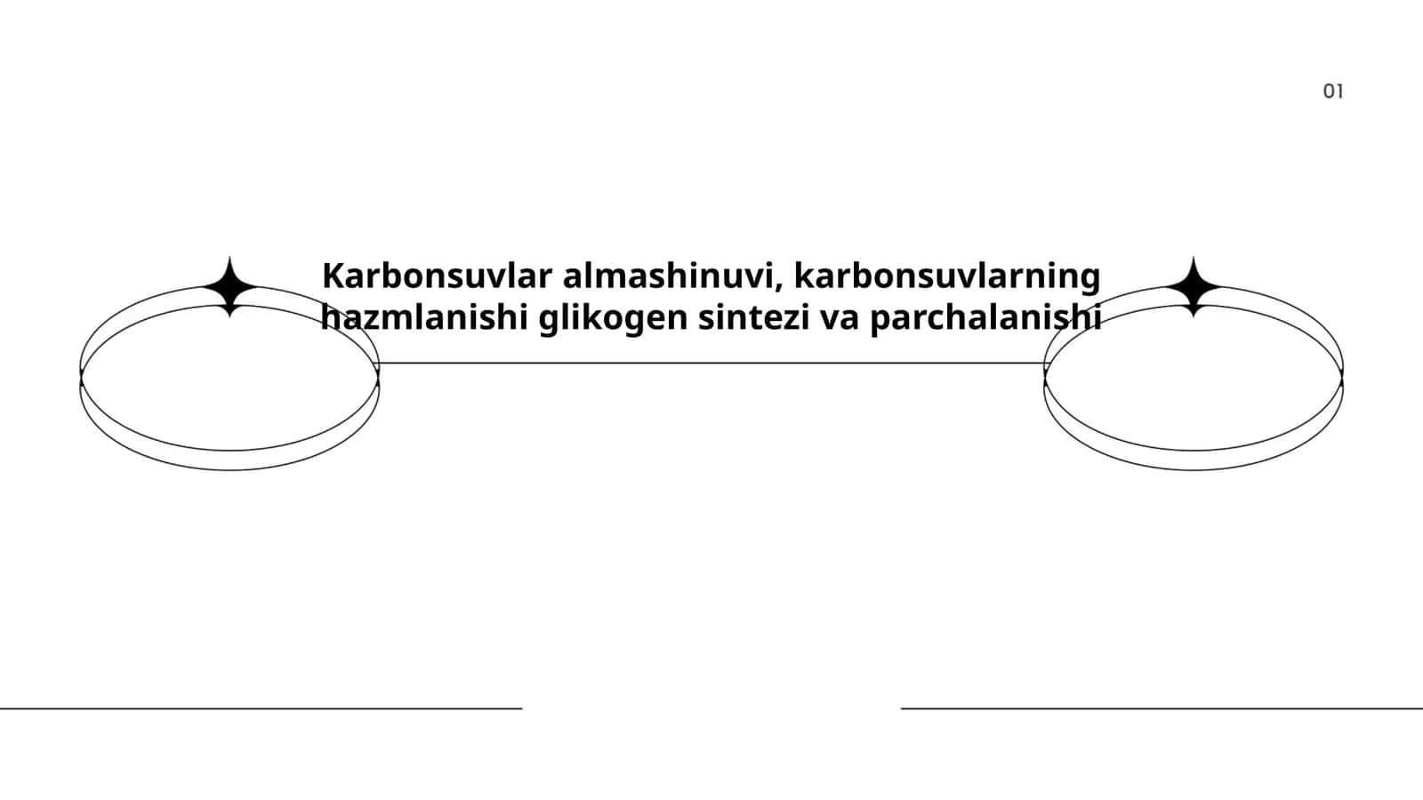 Karbonsuvlar almashinuvi, karbonsuvlarning hazmlanishi glikogen sintezi va parchalanishi by Kamoljonova Xolida 1