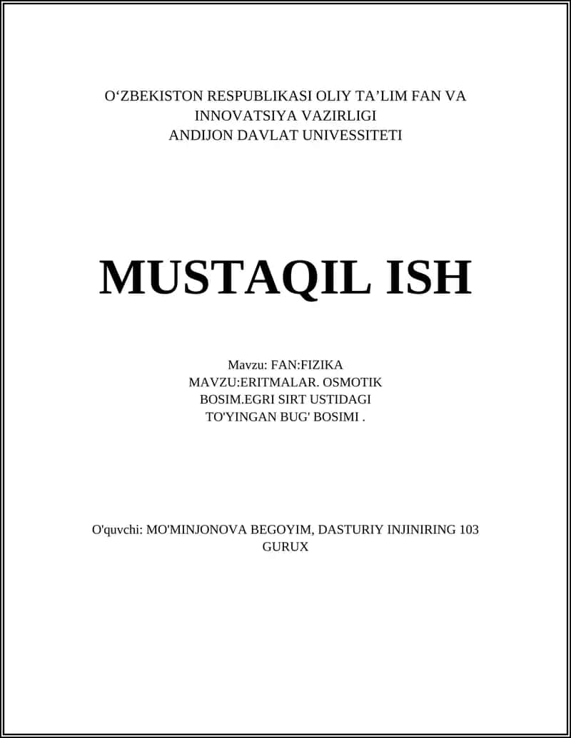 Erimlar: Asosiy Tushunchalar va Turlari 1