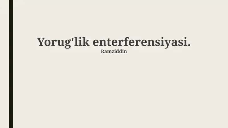 Yongstilar tajribasi 1