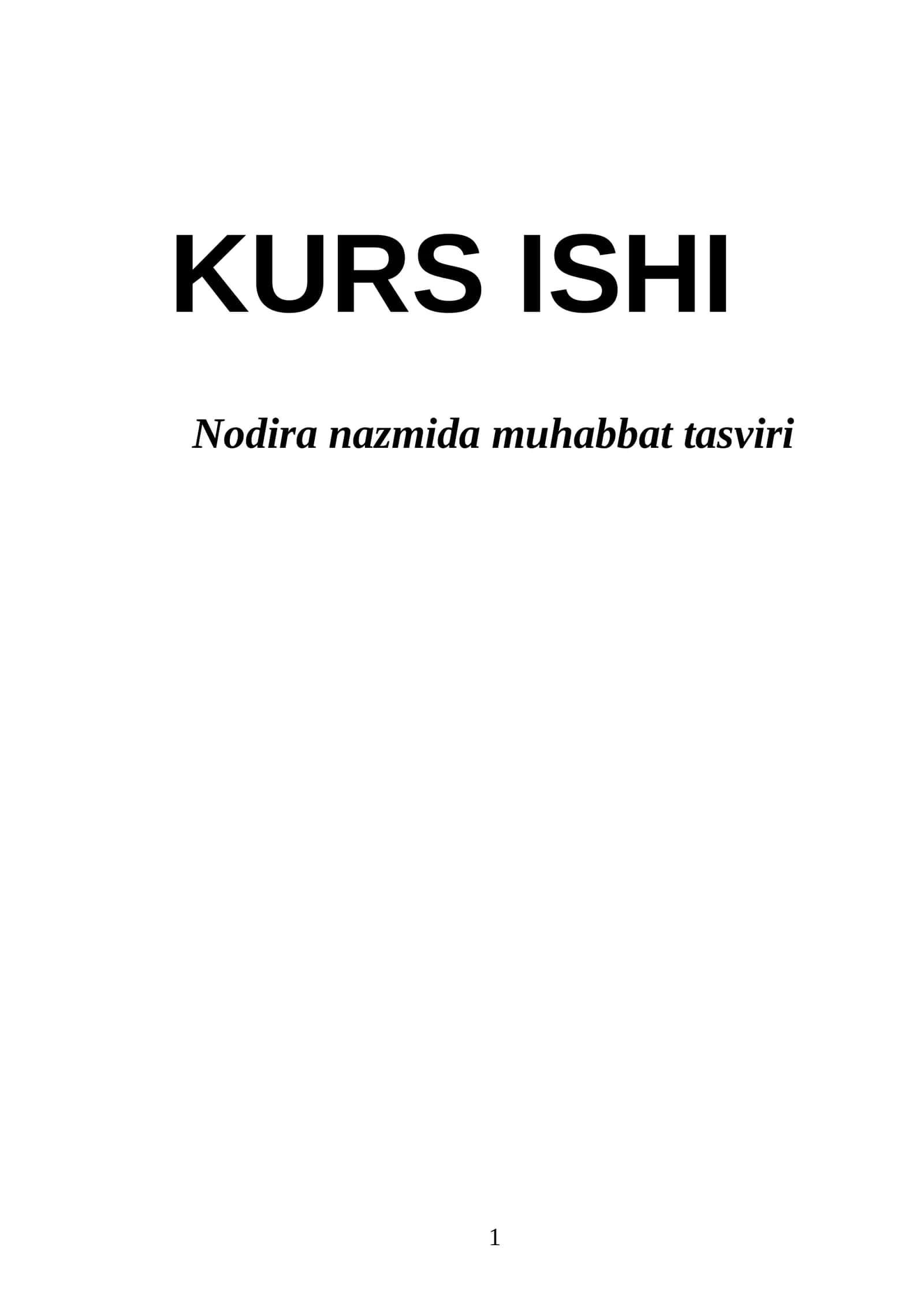 Nodira nazmida muhabbat tasviri 1