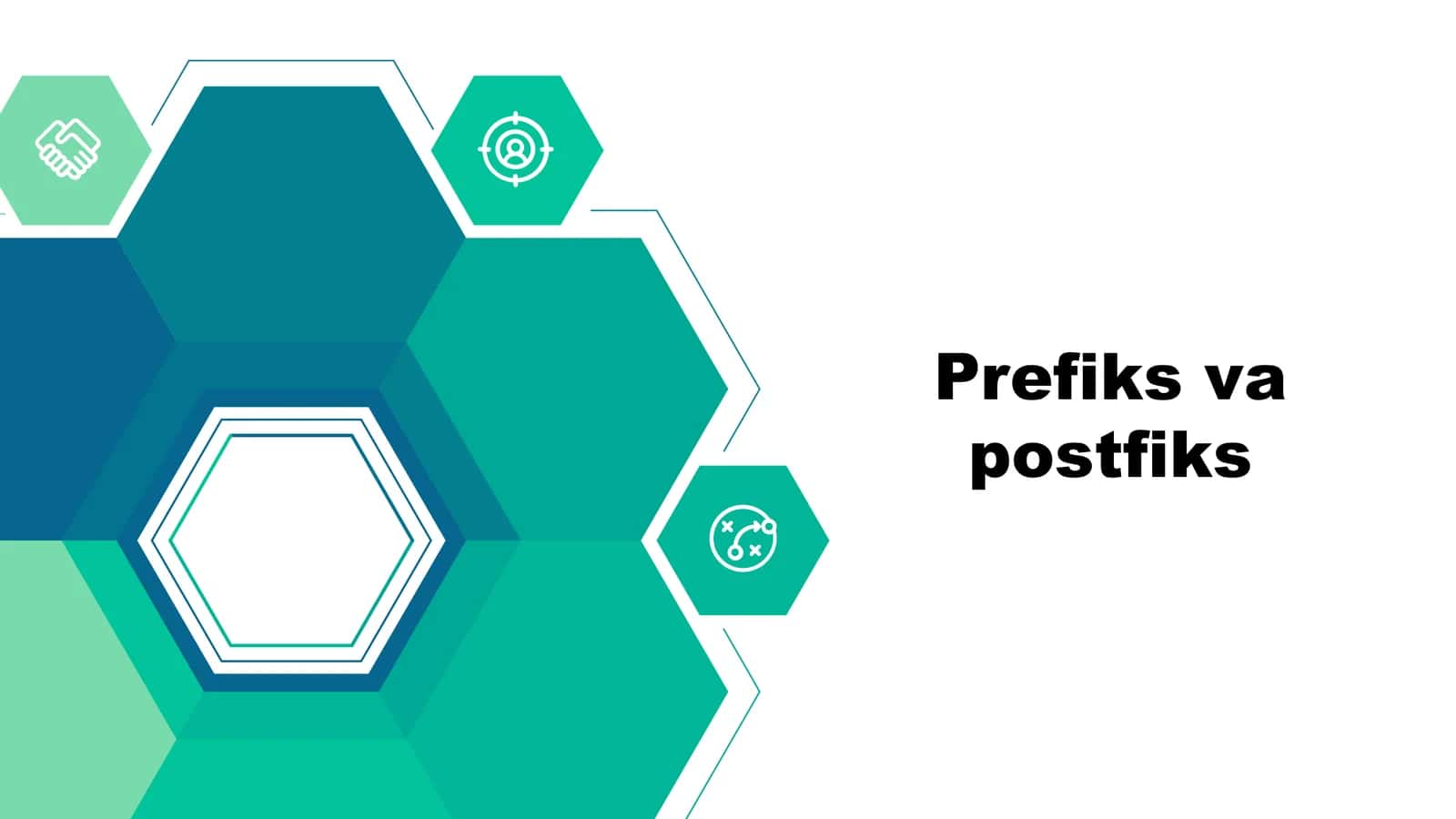 Prefiksi va postfiks 1