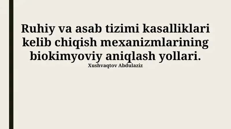Zamonaviy biokimyoviy tahlillar va diagnostika 1