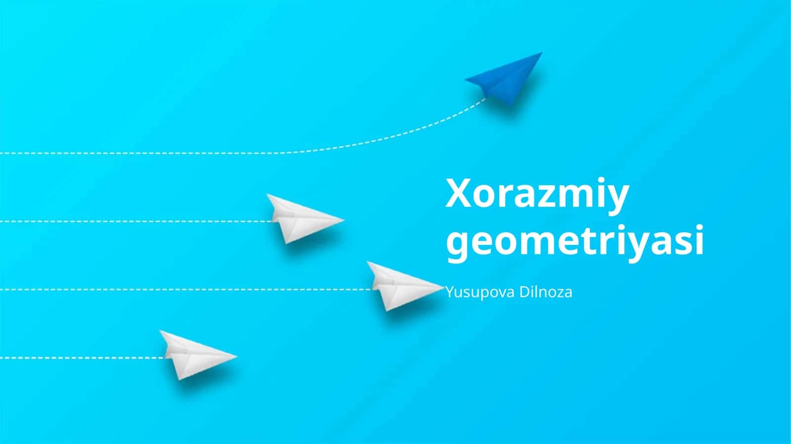 Xorazmiy geometriyasi 1