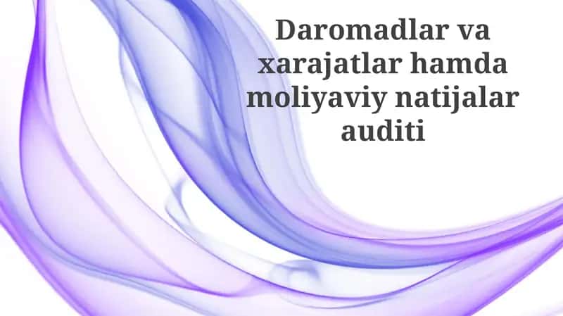 Moliyaviy hisobot tahlili 1