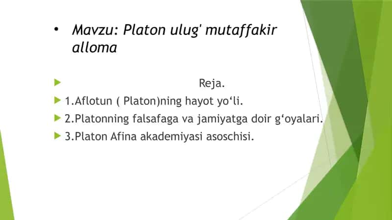 Platon ulug' mutaffakir alloma 1