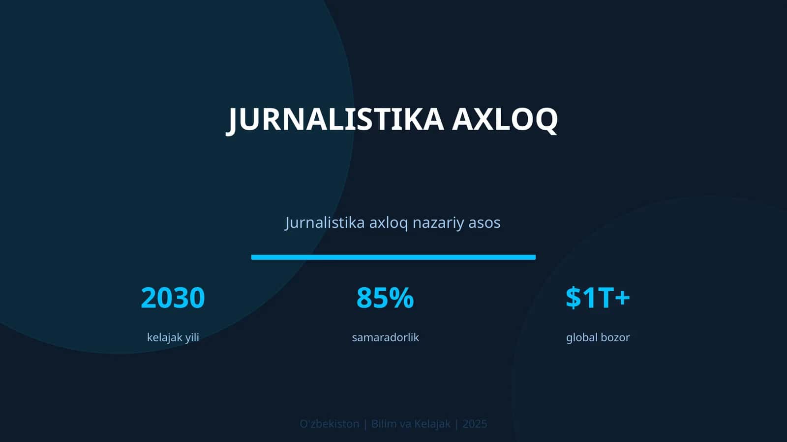 Jurnalistika axloq 1
