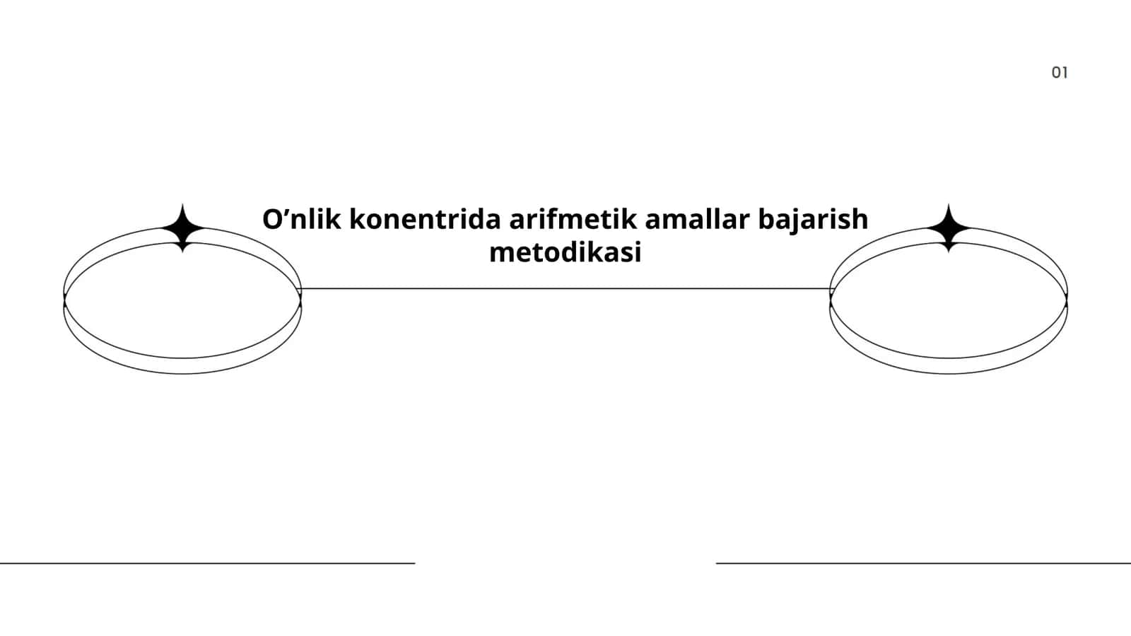 Oʼnlik konentrida arifmetik amallar bajarish metodikasi 1