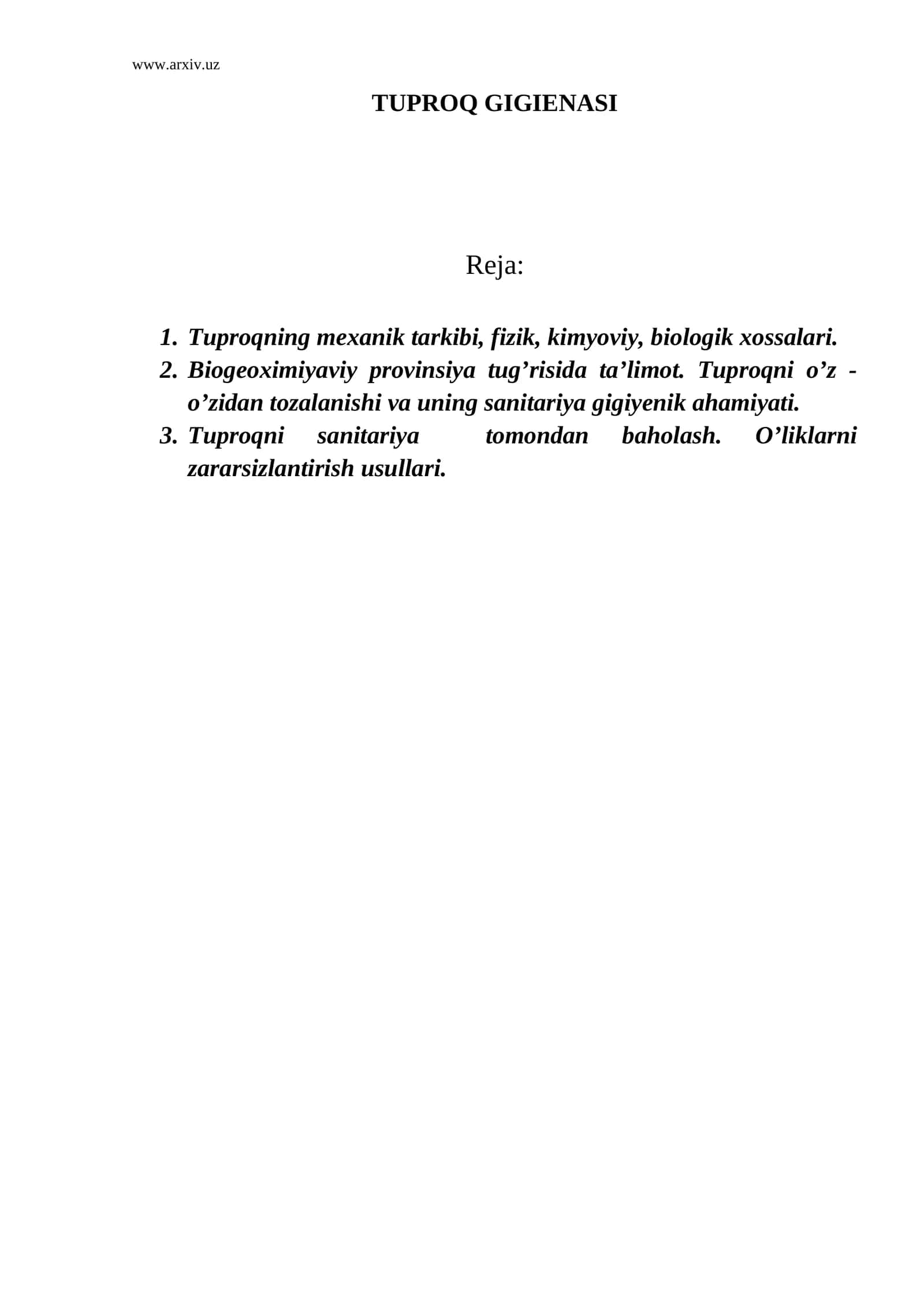 TUPROQ GIGIENASI 1
