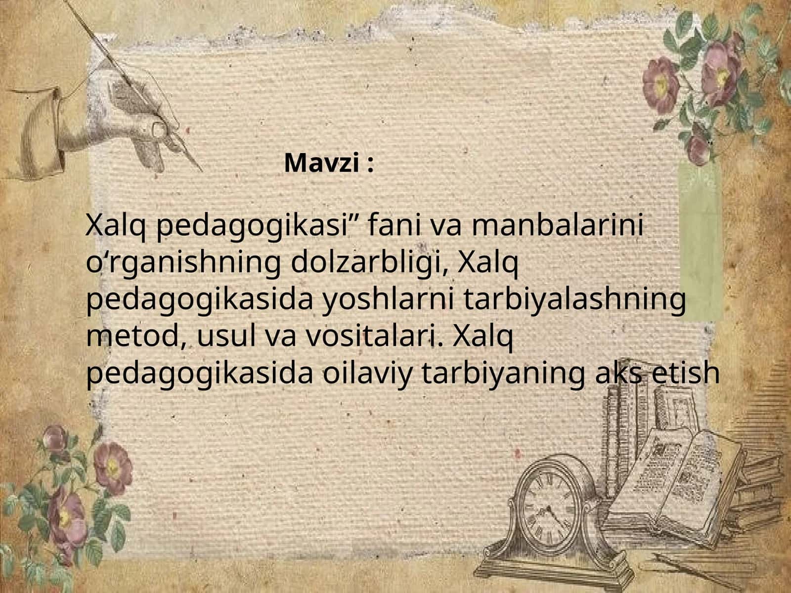Xalq pedagogikasi asoslari 1