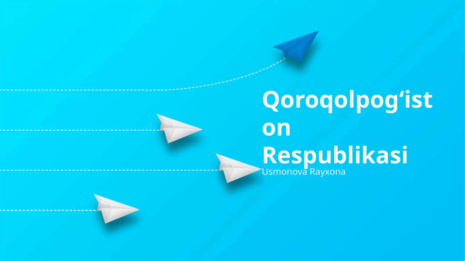 Qoroqolpogʻiston Respublikasi Usmonova Rayxona 1