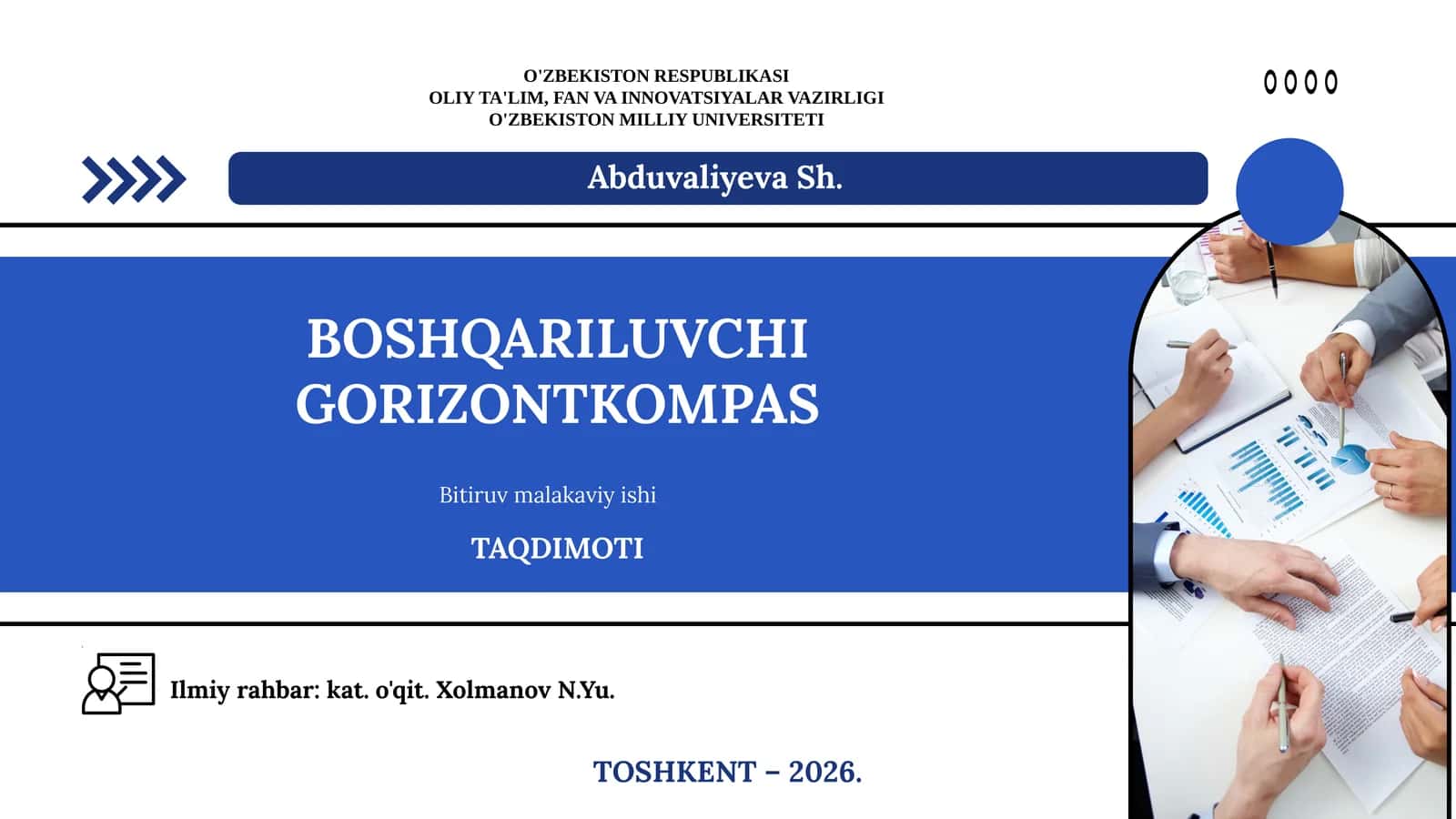 BOSHQARILUVCHI GORIZONTKOMPAS 1