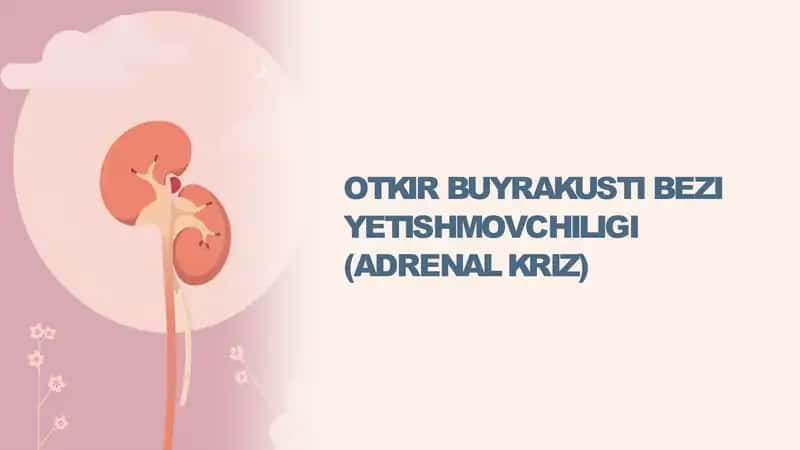 OTKIR BUYRAKUSTI BEZI YETISHMOVCHILIGI (ADRENAL KRIZ) 1