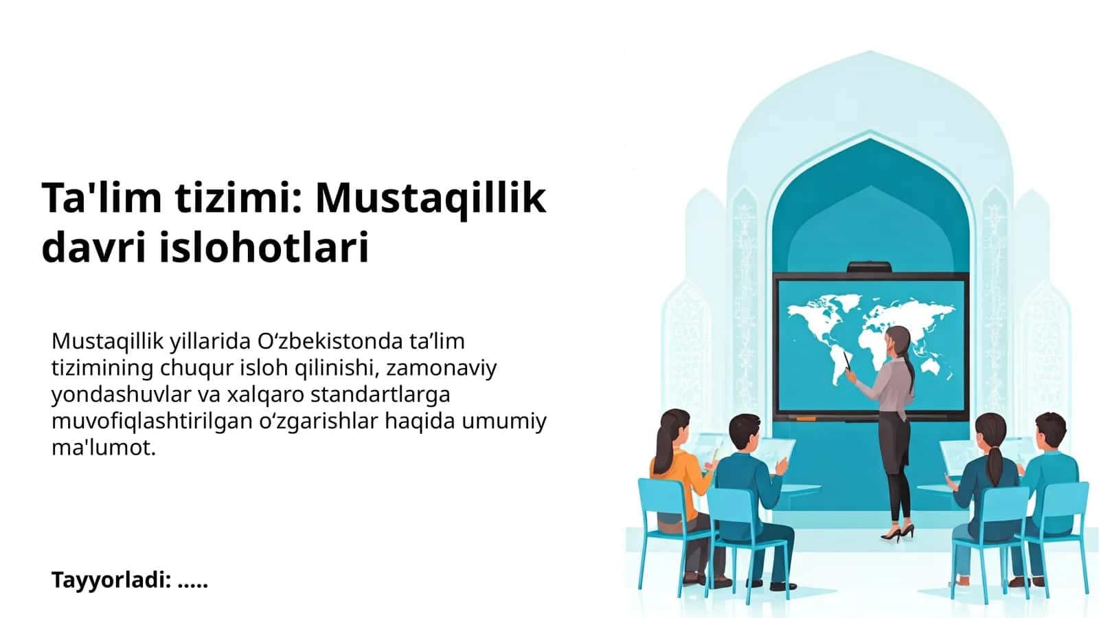 Mustaqillik davri islohotlari 1