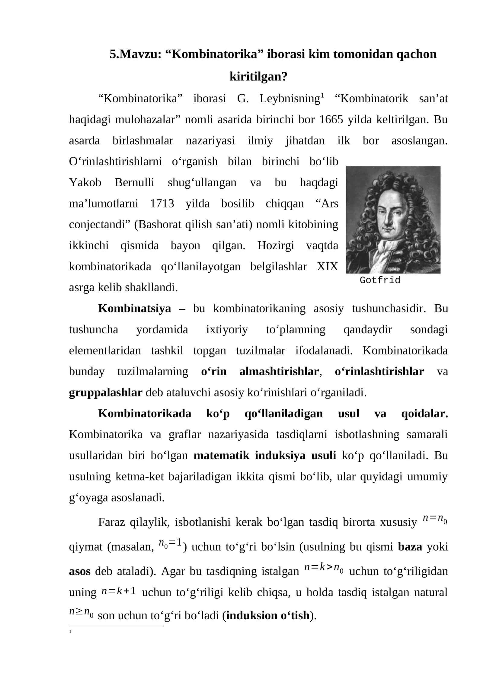Kombinatorika 1