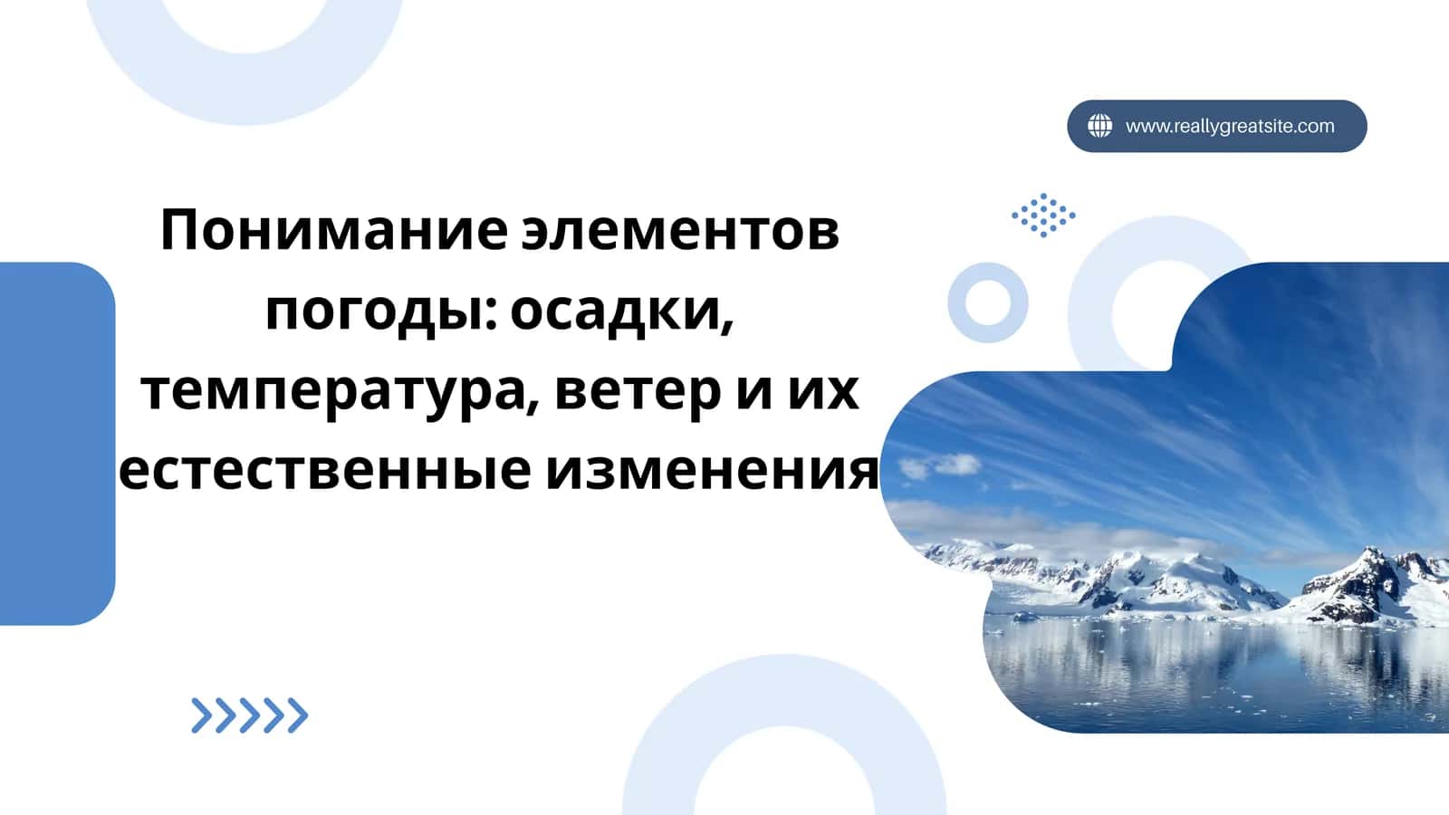 Понимание элементов погоды 1