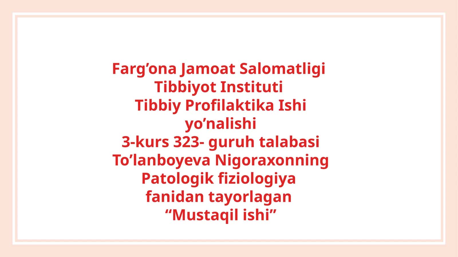 O’pkaning metobolik funksiyalari va ularning buzilishlari 1