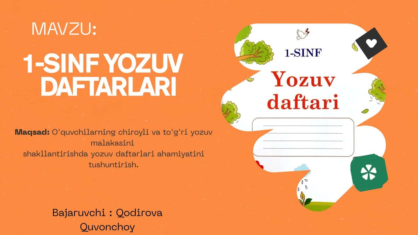 1-SINF YOZUV DAFTARLARI 1