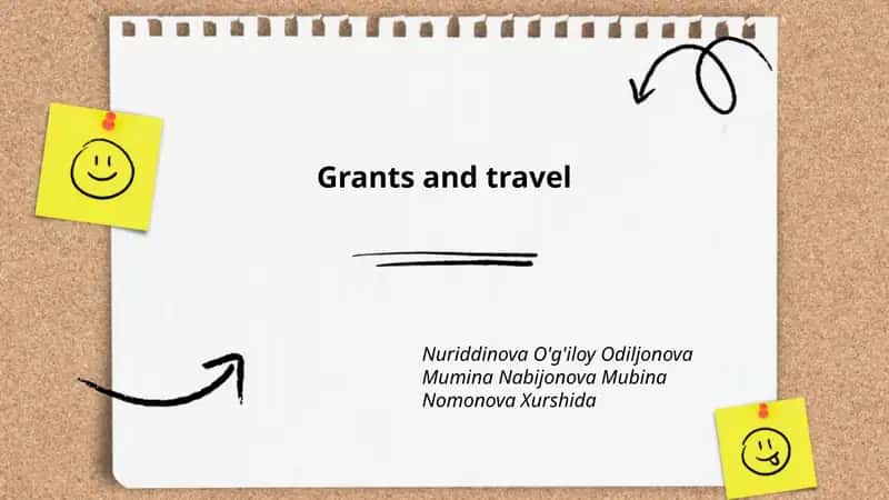 Grants and Travel 1