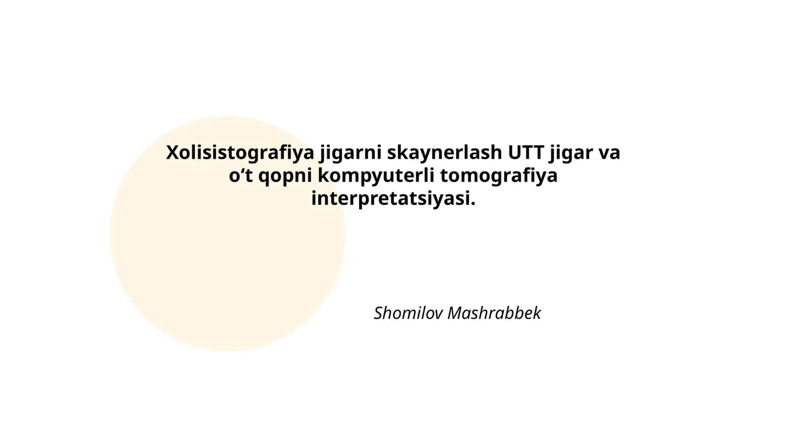 Xolisistografiya tahlillari 1