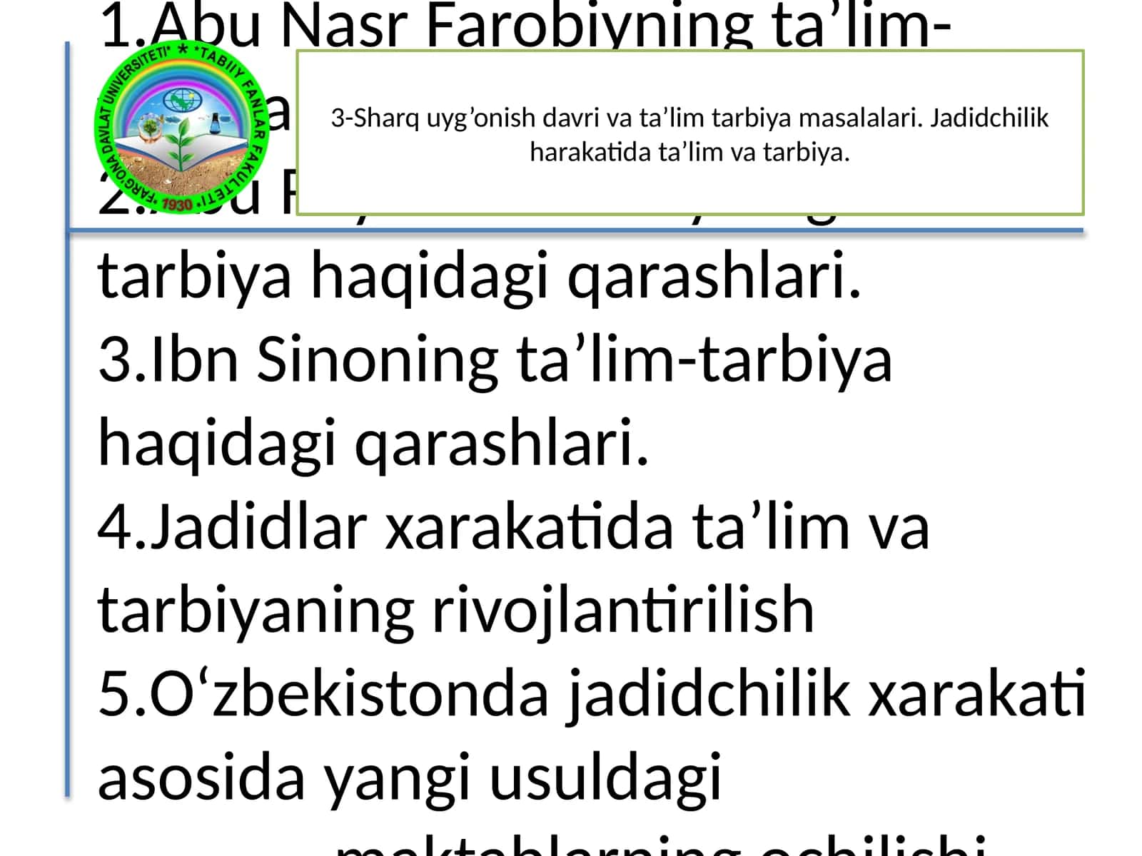 Uyg‘onish davri 1
