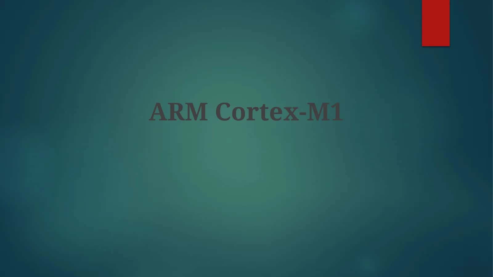 Cortex-M1 1