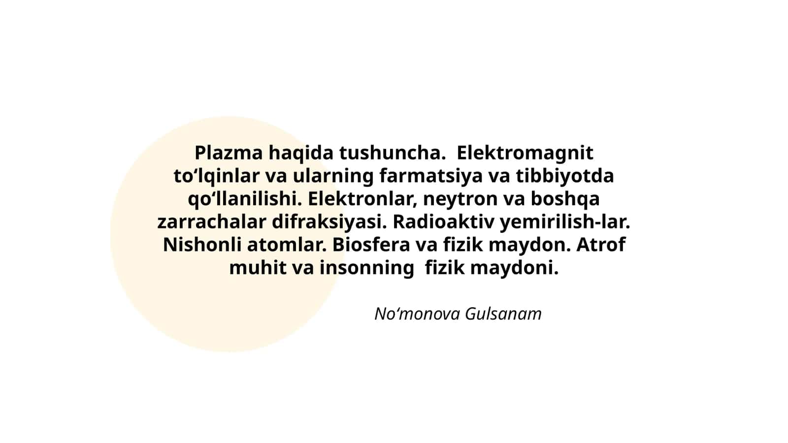 Plazma haqida tushuncha 1