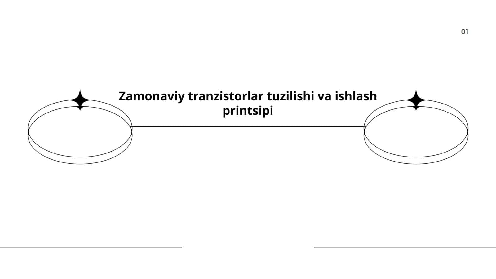 Zamonaviy tranzistorlar tuzilishi va ishlash printsipi 1