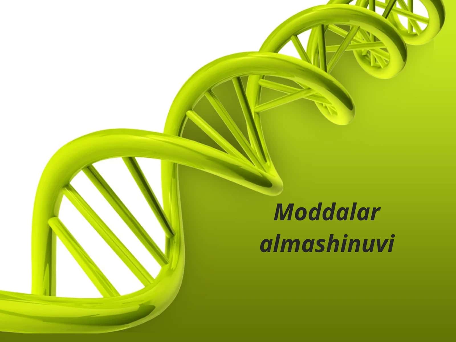 9-sinf Biologiya fanidan Moddalar almashinuvi dars taqdimot 1