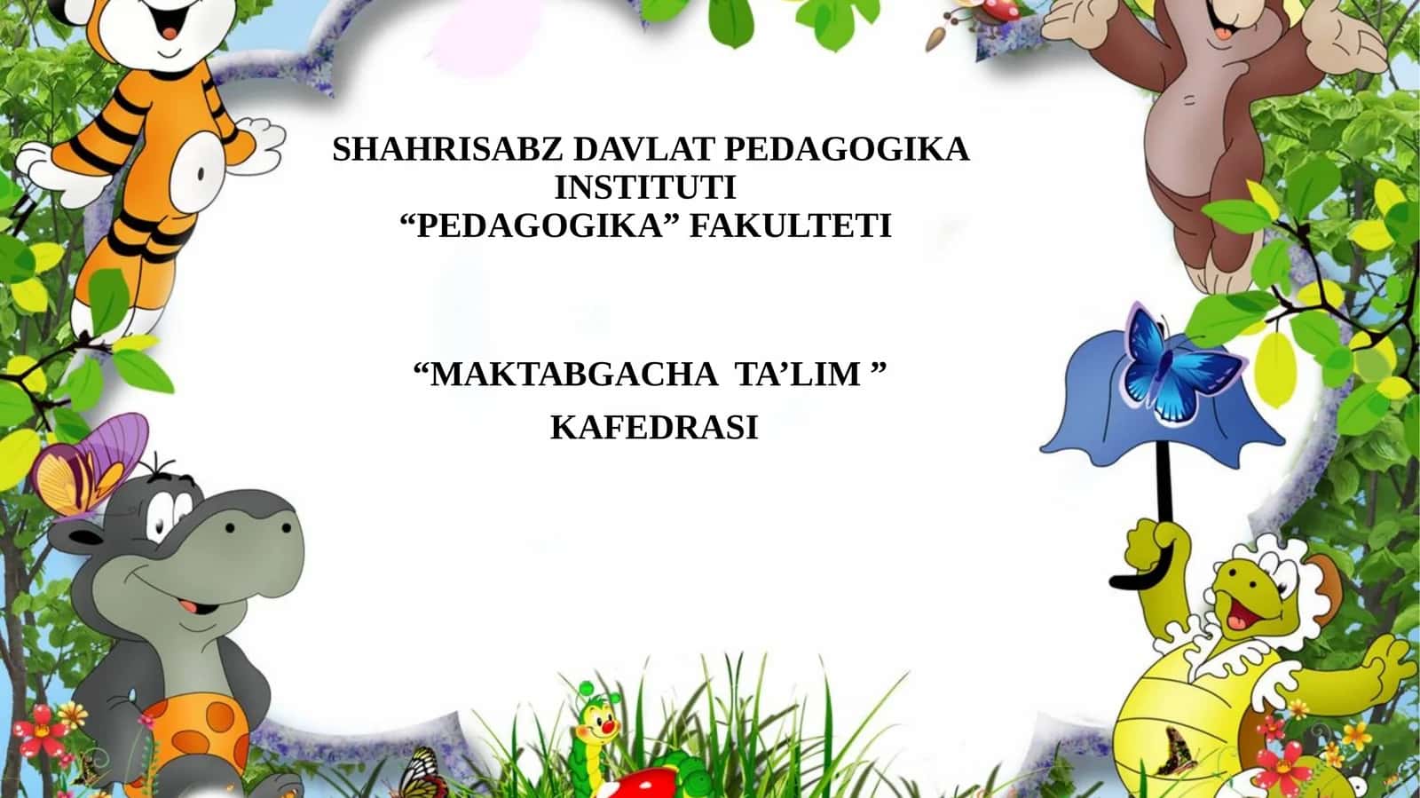 MAKTABGACHA YOSHDAGI BOLALARNING SENSOR TARBIYASI 1