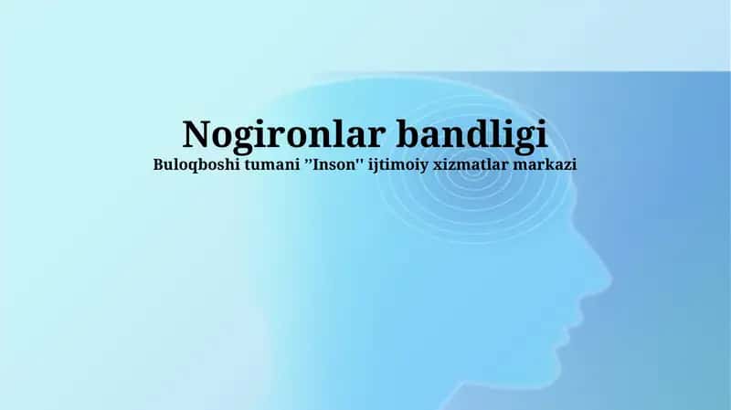 Nogironlar bandligi 1