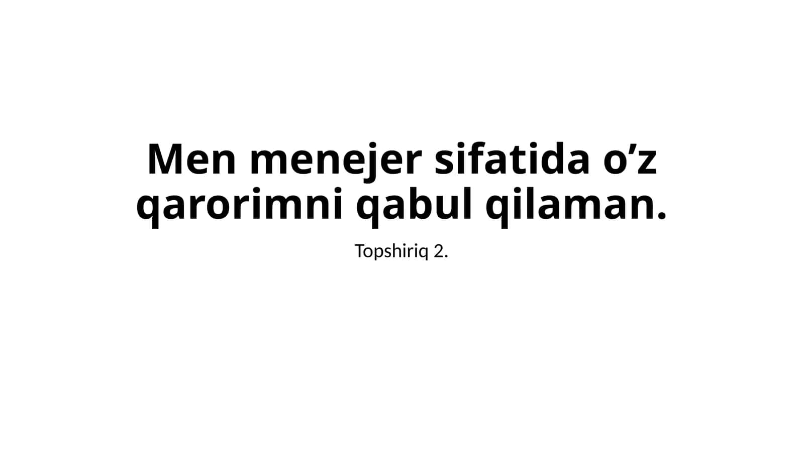O'quv markazi menejerining qarori 1