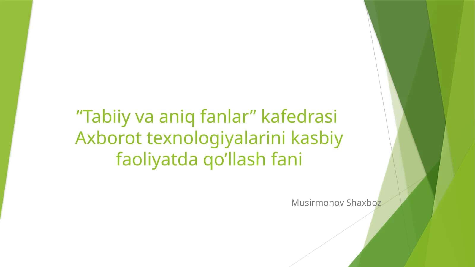 Bulutli texnologiyalar 1
