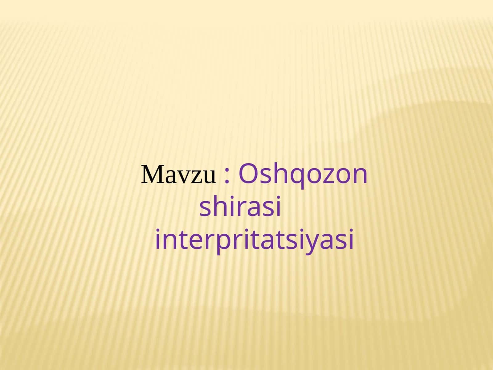 Oshqozon shirasi interpretatsiyasi 1