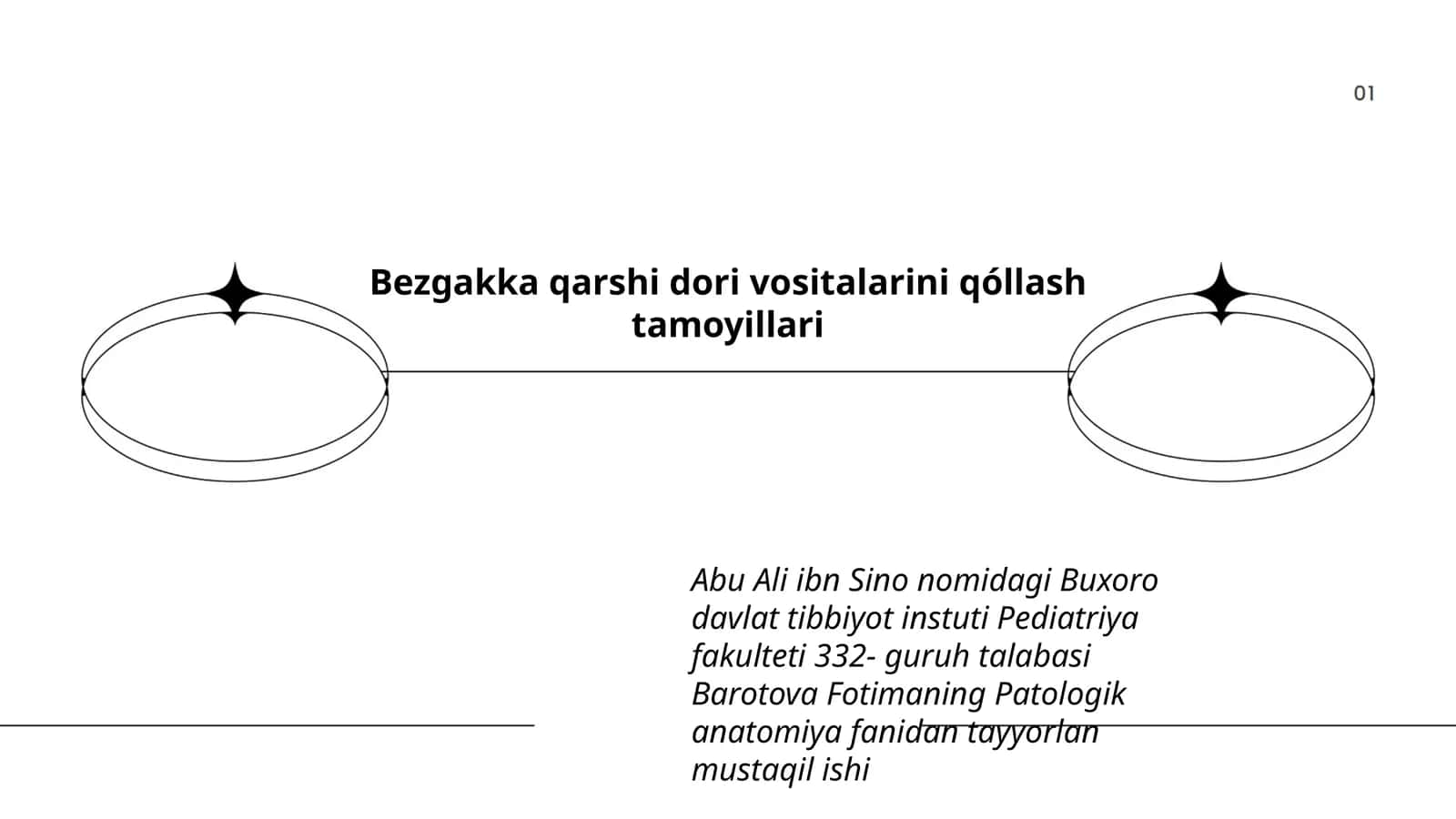 Bezgakka qarshi dori vositalarini qóllash tamoyillari 1