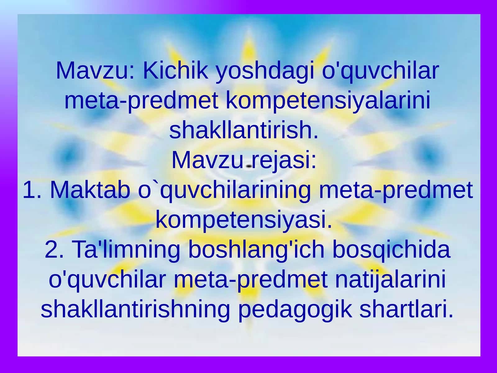 Meta-predmetli kompetensiya 1