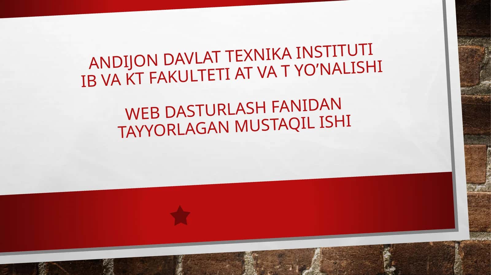 Dasturlash tillari, ularning turlari va asoslari 1