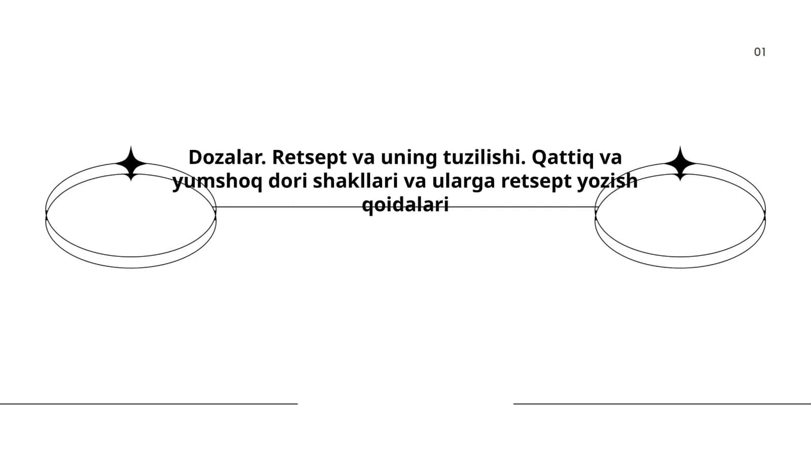 Dozalar. Retsept va uning tuzilishi. Qattiq va yumshoq dori shakllari va ularga retsept yozish qoidalari 1