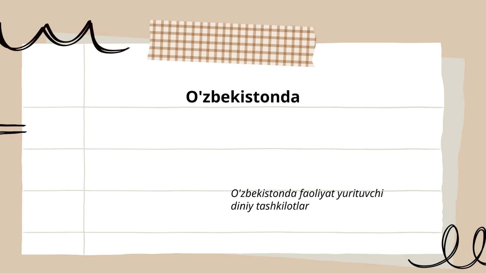 O'zbekiston tarixi 1