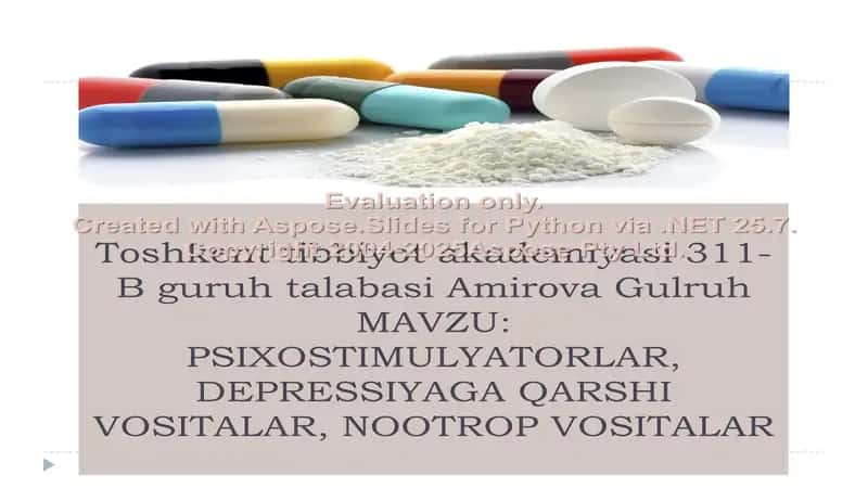 Psixostimulyatorlar 1