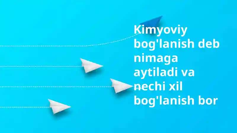 Kimyoviy bog'lanish