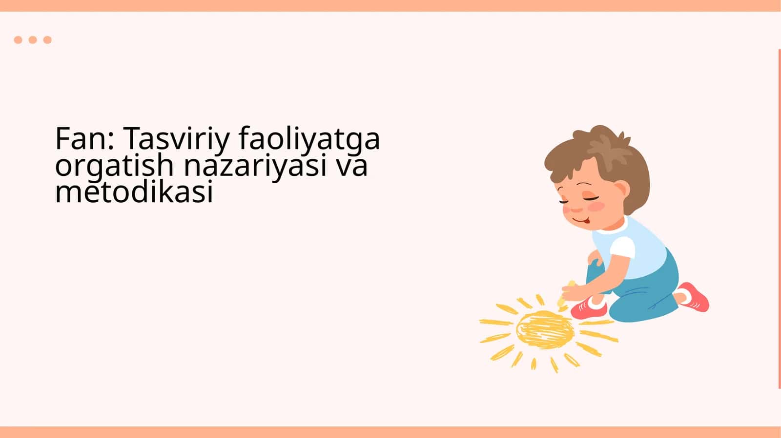 Tasviriy faoliyatga orgatish nazariyasi va metodikasi 1