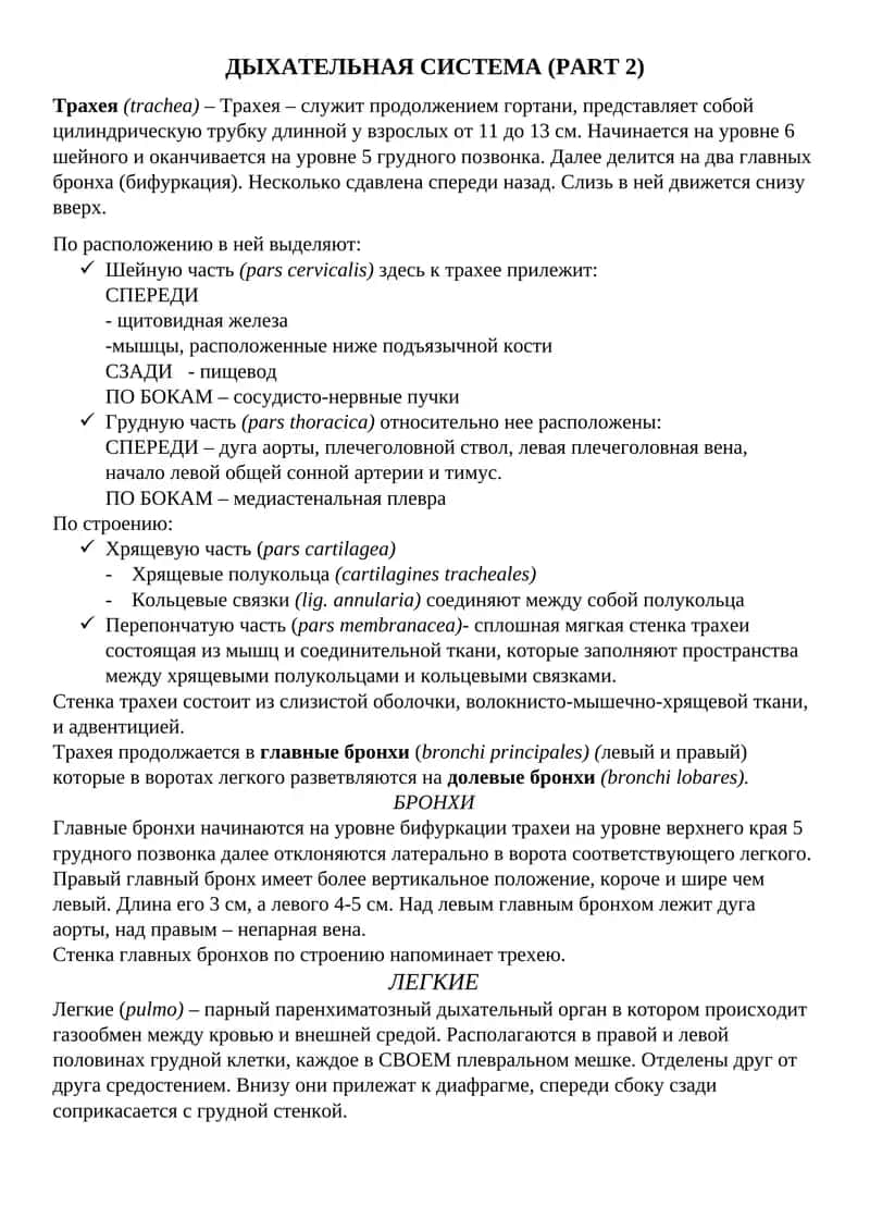 ДЫХАТЕЛЬНАЯ СИСТЕМА (PART 2) 1