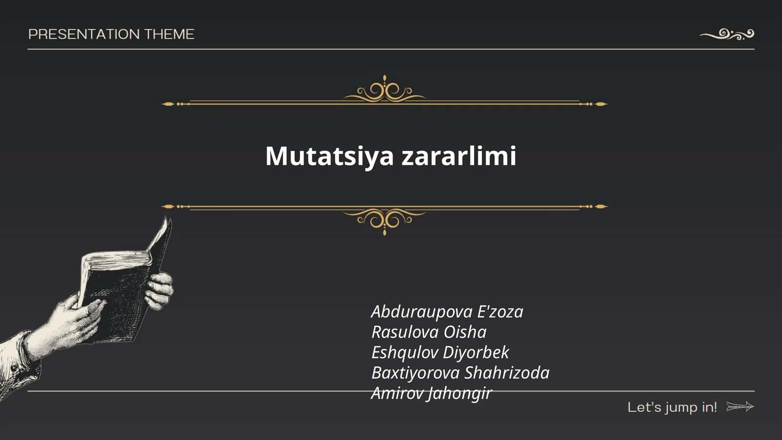 Mutatsiya zararlimi 1