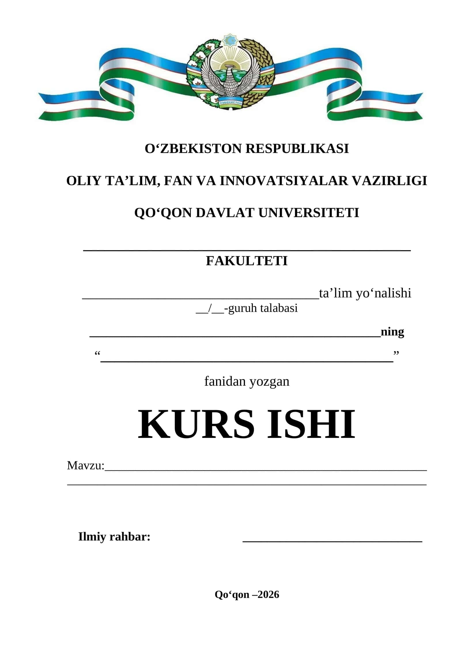 KURS ISHI 1